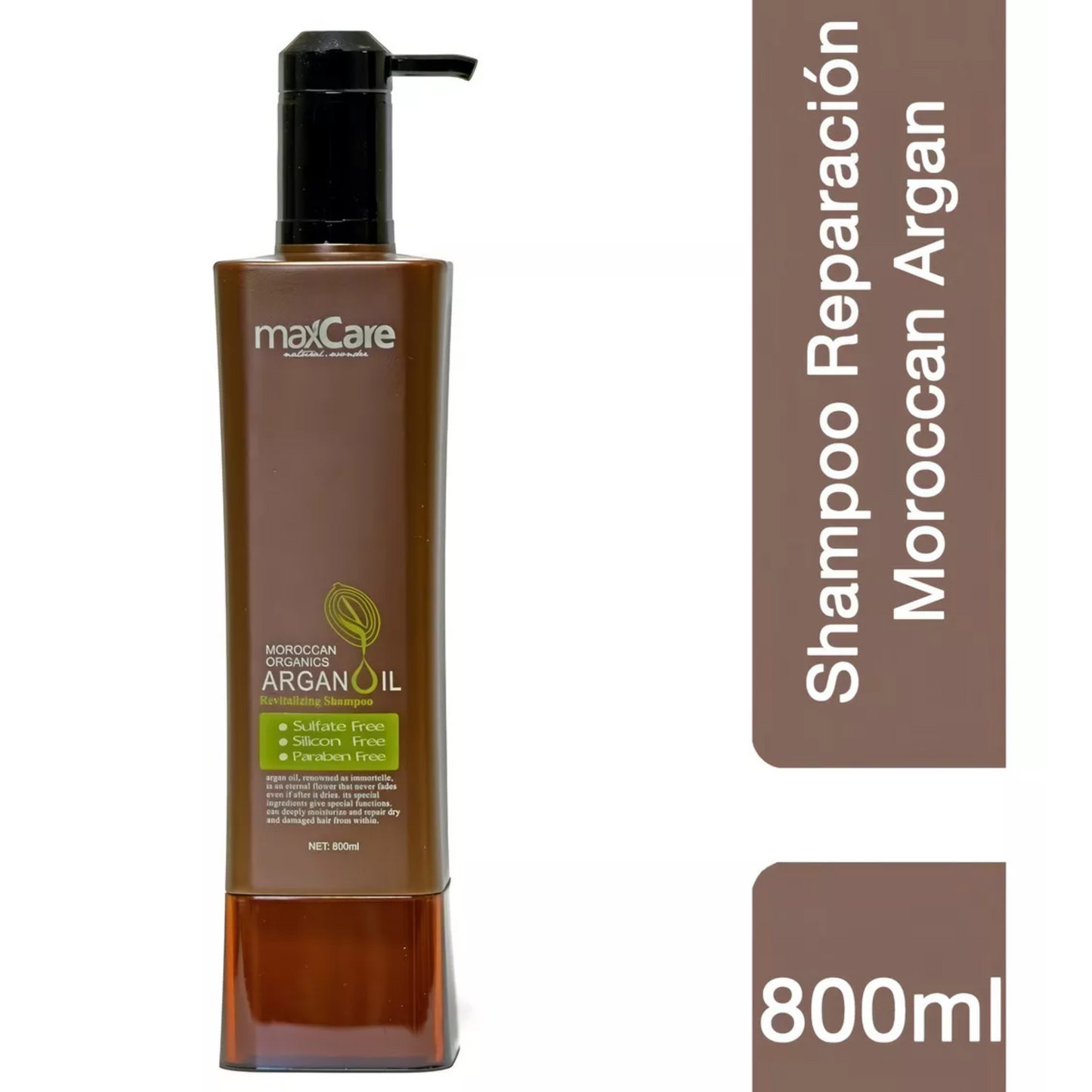 Shampoo Reparación Argan Para Cabello Caída 800ml