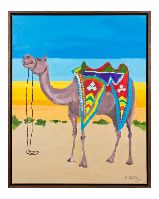 Cuadro Camello Colorido Medio Oriente – Carlos Jadue (enton)