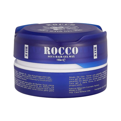 Cera Gel Aqua Hair Wax Blue 150ml - Rocco