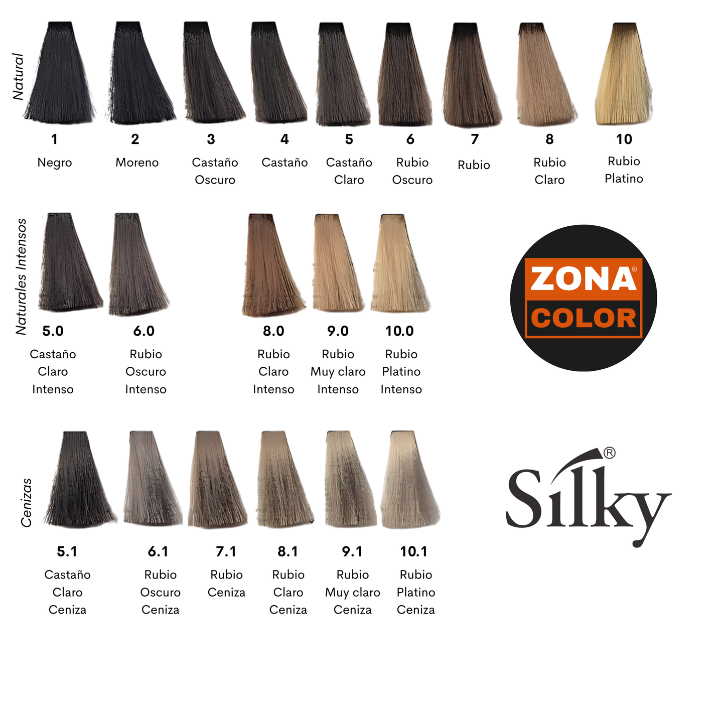 Tintura Profesional Silky Technobasic Color Vive – Cruelty Free & Premium - 100 ml - SIN AGUA OXIGENADA