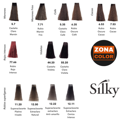 Tintura Profesional Silky Technobasic Color Vive – Cruelty Free & Premium - 100 ml - SIN AGUA OXIGENADA