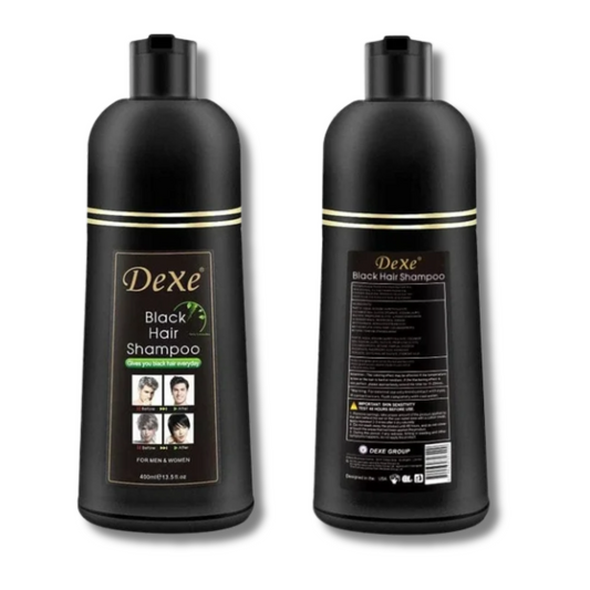 Shampoo Colorante Tinte Rápido Canas 400 Ml Black - Dexe